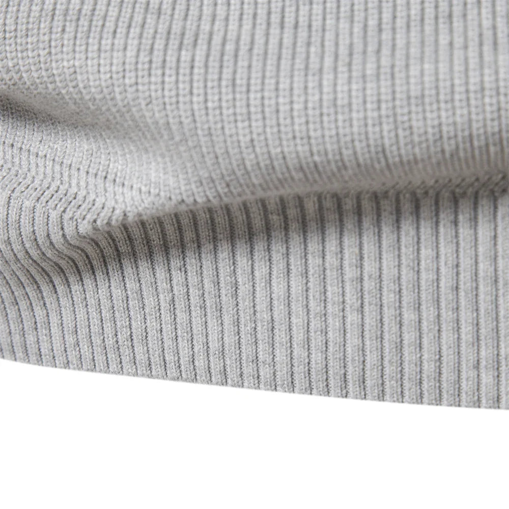 Cotton Quarter Zip Cardigan
