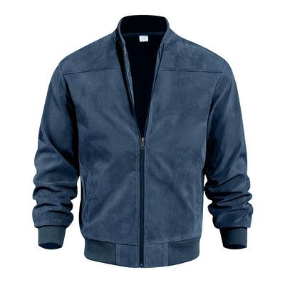 Suede Bomber Jacket