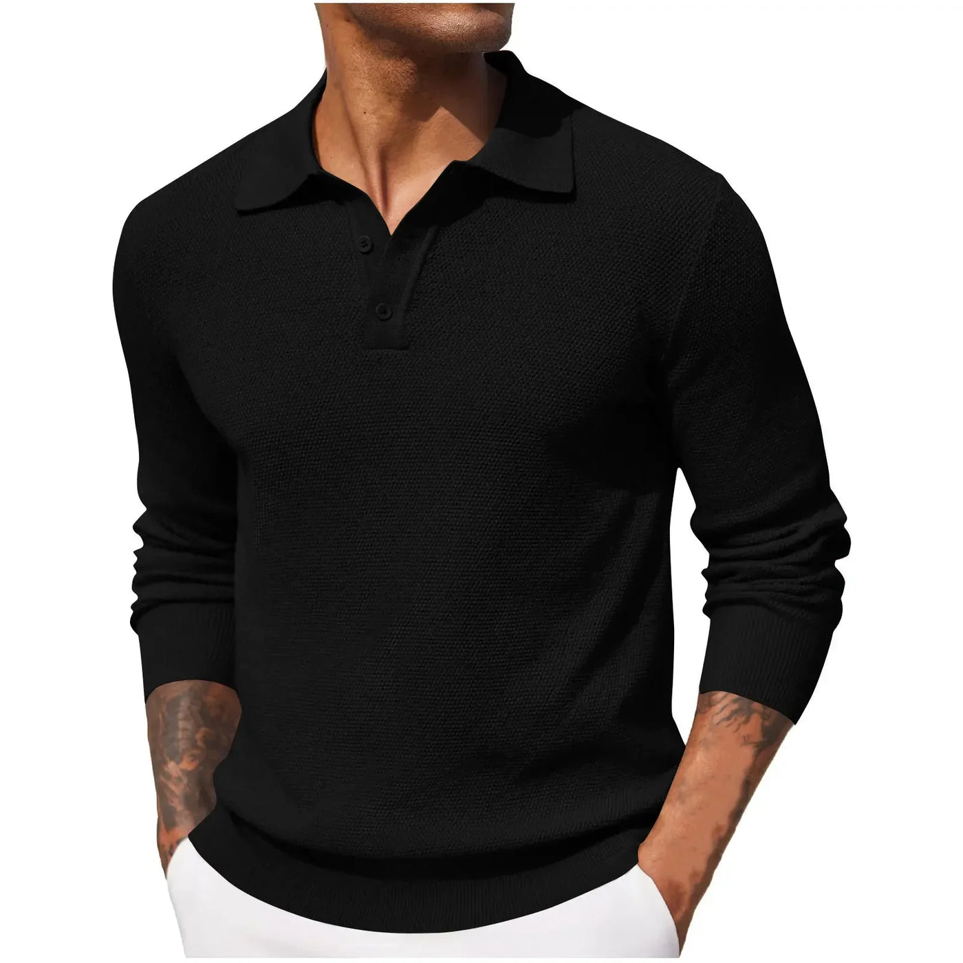 Long Sleeve Polo Shirt