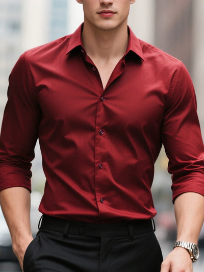Elastic Long Sleeve Shirt