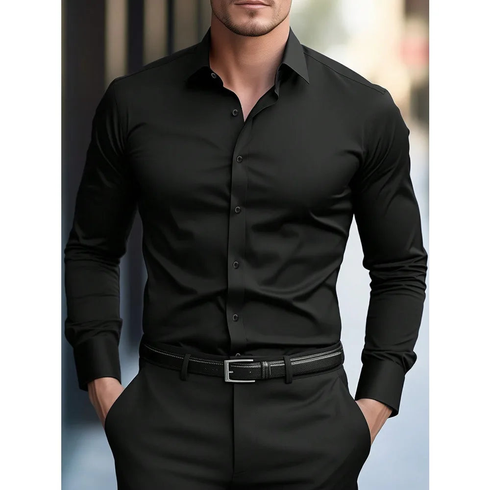 Elastic Long Sleeve Shirt