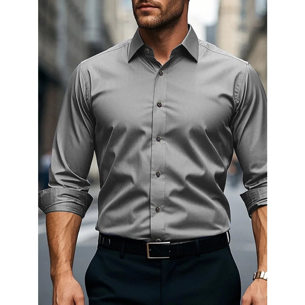 Elastic Long Sleeve Shirt