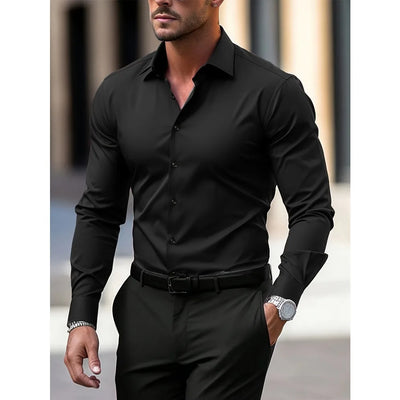 Elastic Long Sleeve Shirt