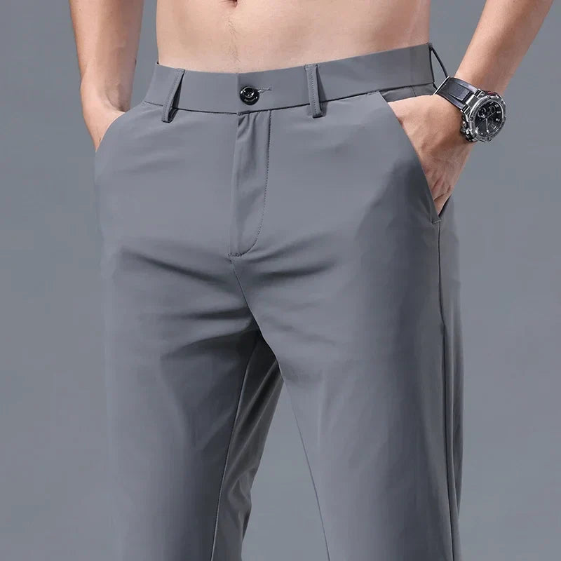 Slim Fit Stretch Suit Pants