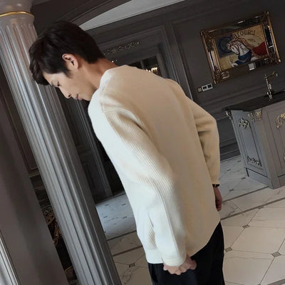 Zipper Cardigan V-Neck