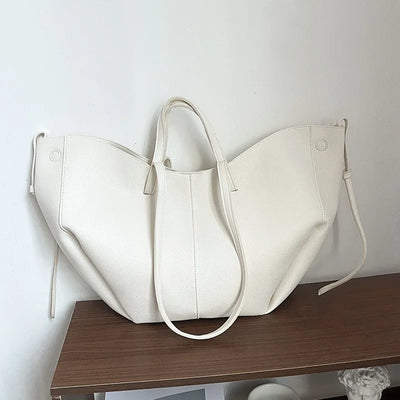 Faux Leather Tote Bag