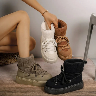 Snow Boots with Thick Sole