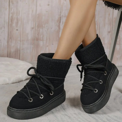 Snow Boots with Thick Sole
