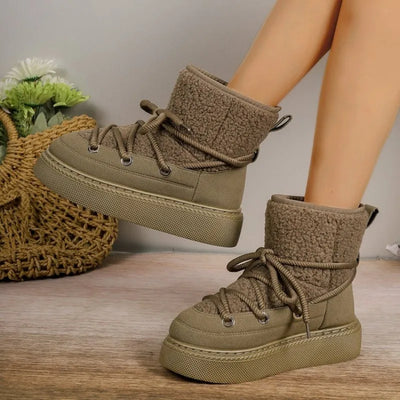 Snow Boots with Thick Sole