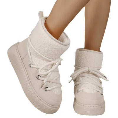 Snow Boots with Thick Sole