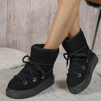 Snow Boots with Thick Sole