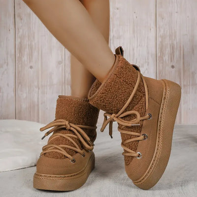 Snow Boots with Thick Sole