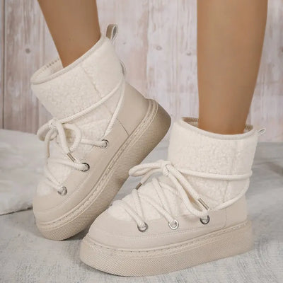 Snow Boots with Thick Sole