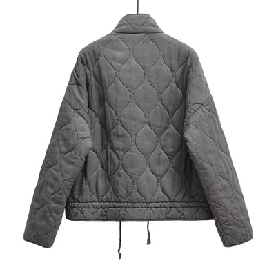 Cotton Coat With Stand-Up Collar