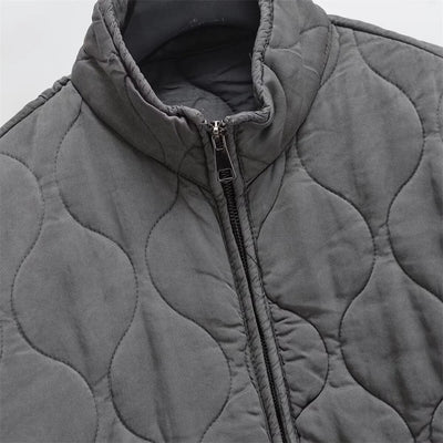Cotton Coat With Stand-Up Collar