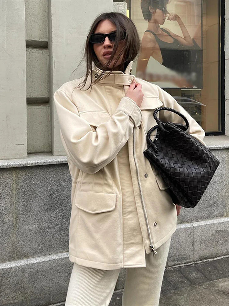 Elegant Windbreaker Jacket