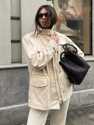 Elegant Windbreaker Jacket