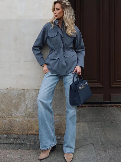Elegant Windbreaker Jacket