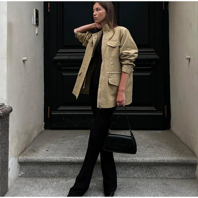 Elegant Windbreaker Jacket