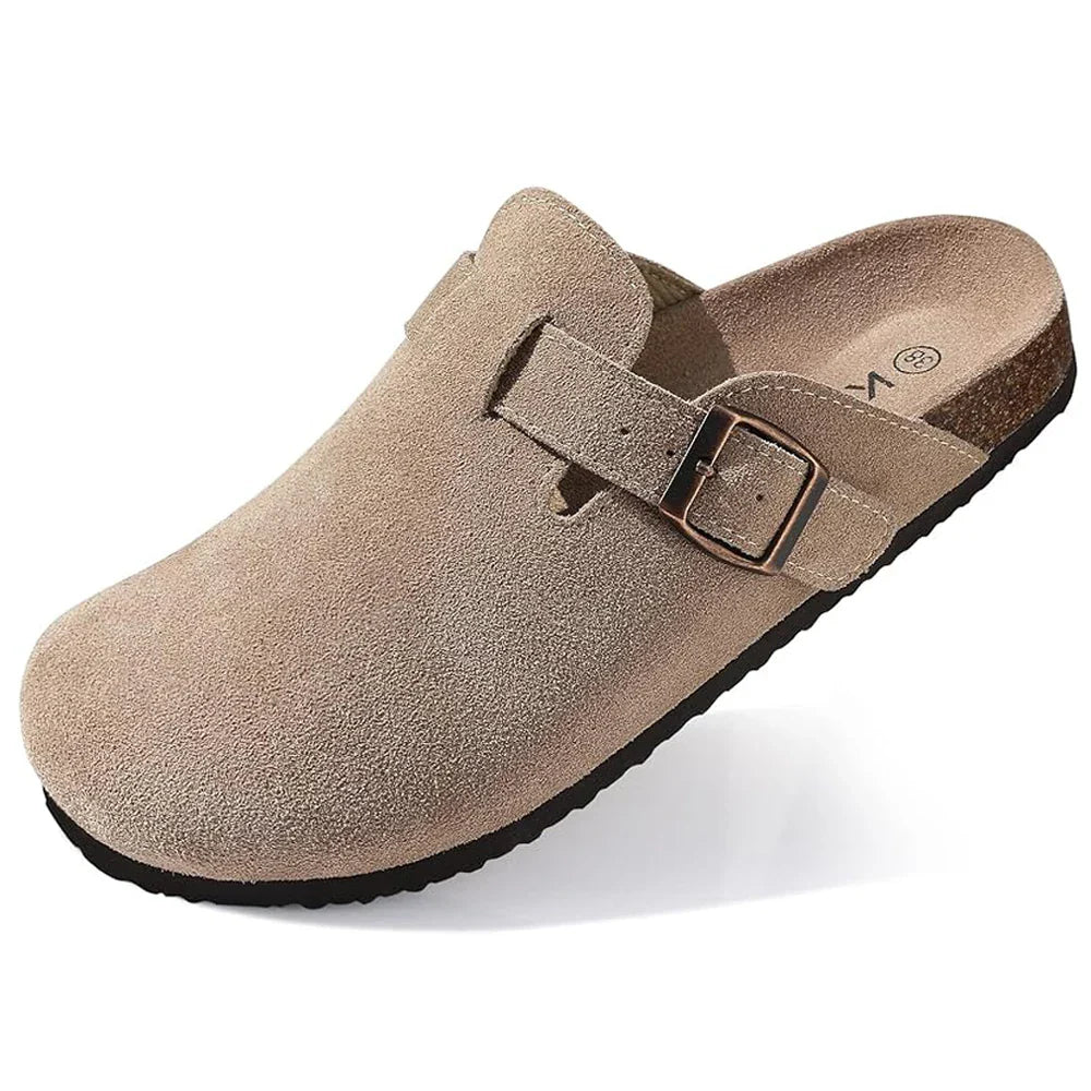 Suede Mules