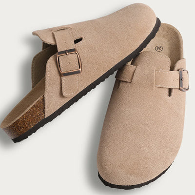 Suede Mules
