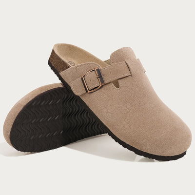 Suede Mules