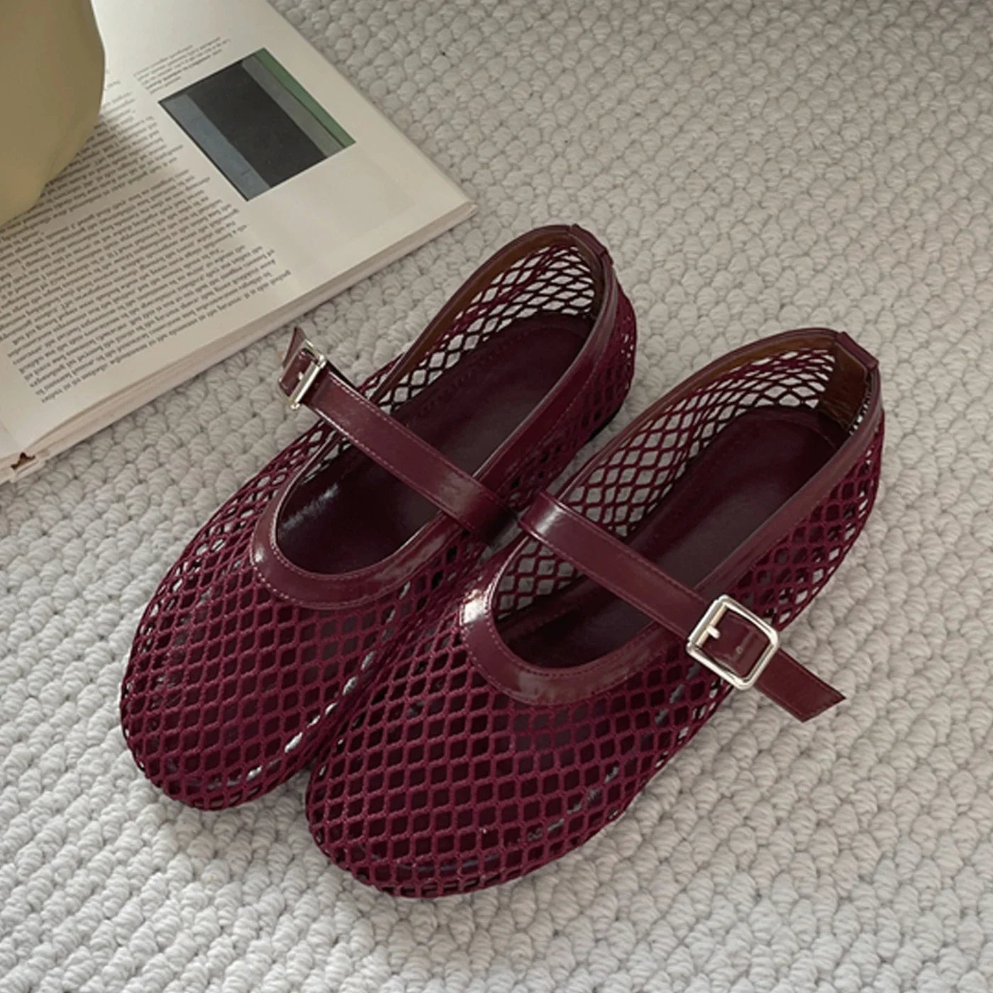 Mesh Ballet Flats