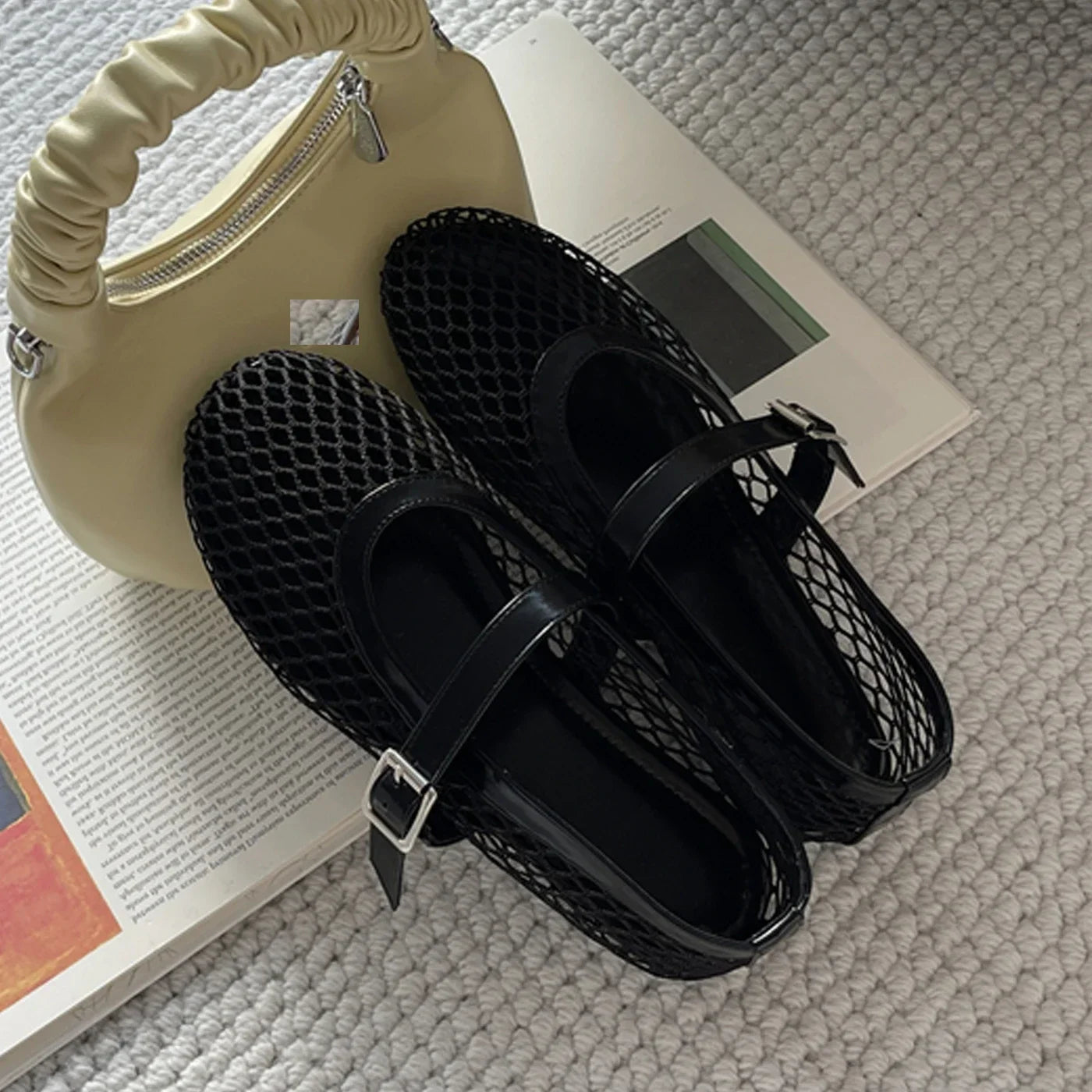 Mesh Ballet Flats