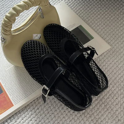 Mesh Ballet Flats
