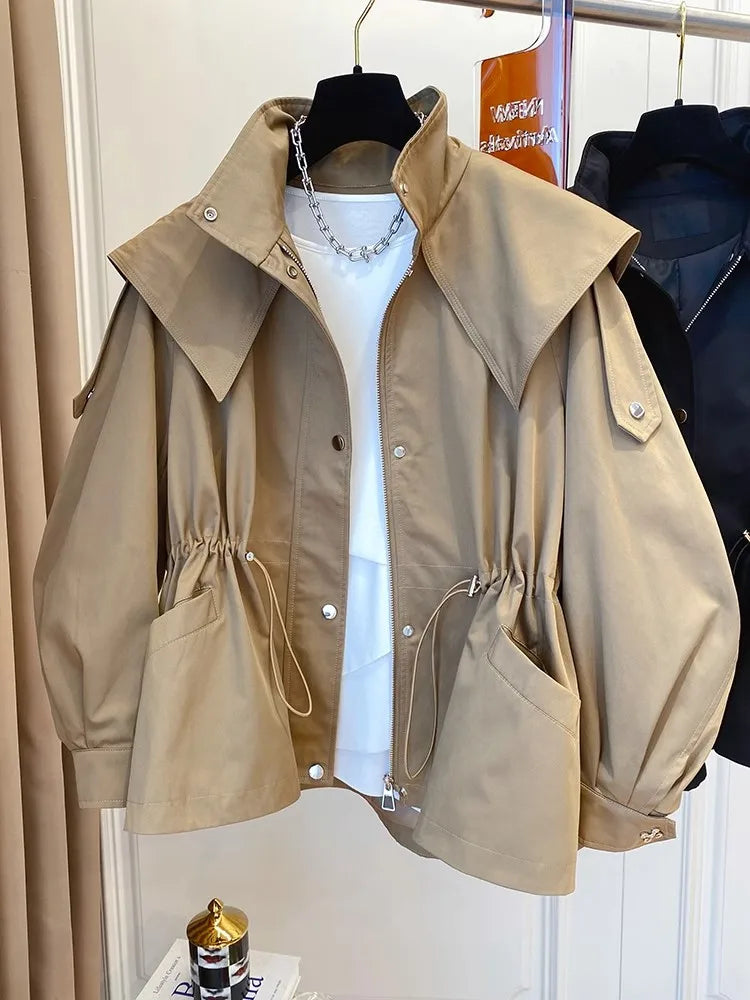 Cropped Trench Coat