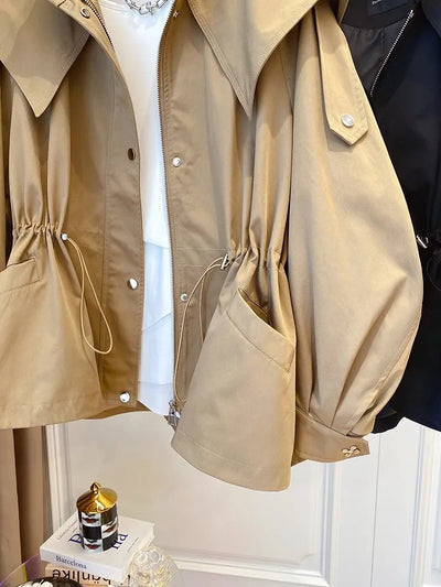 Cropped Trench Coat