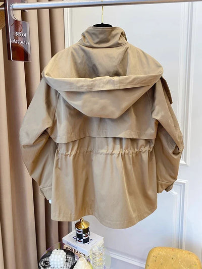 Cropped Trench Coat