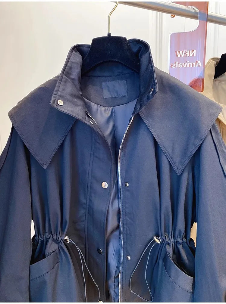 Cropped Trench Coat