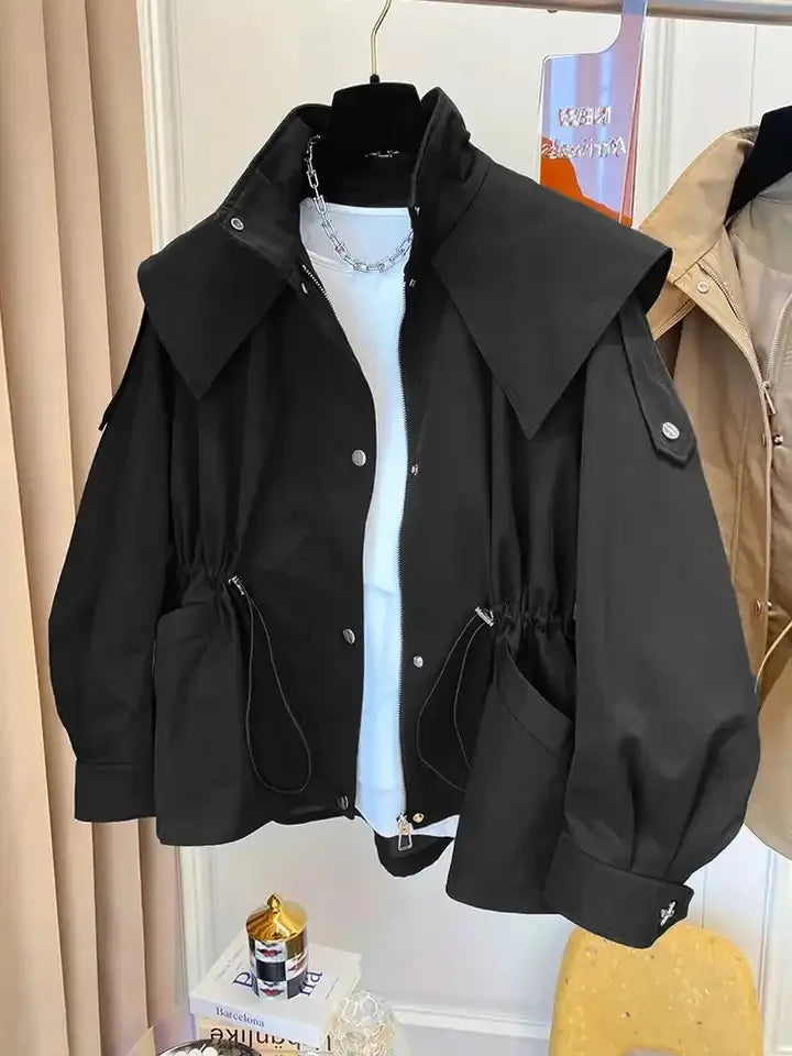 Cropped Trench Coat