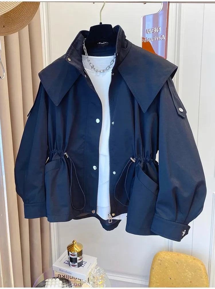 Cropped Trench Coat