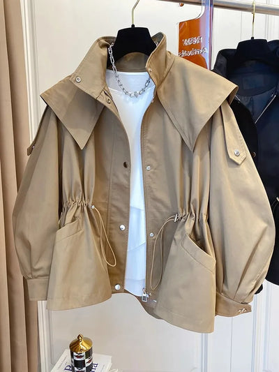 Cropped Trench Coat