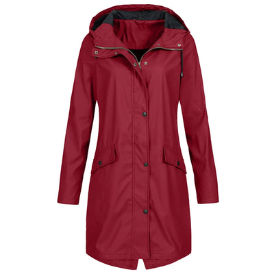 Oversized Waterproof Hooded Raincoat