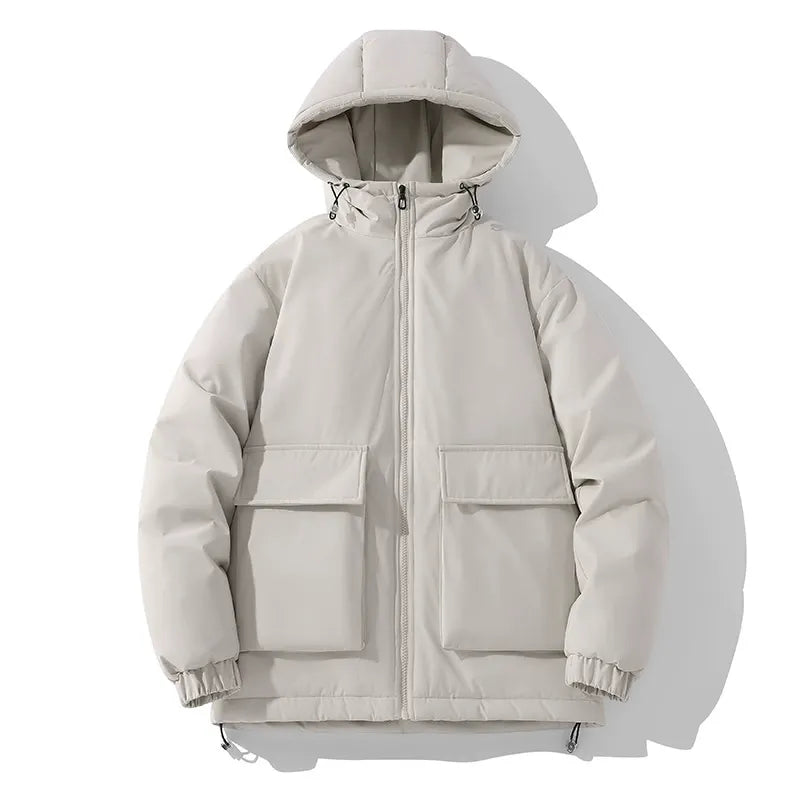Thick Isolated Hooded Jacket