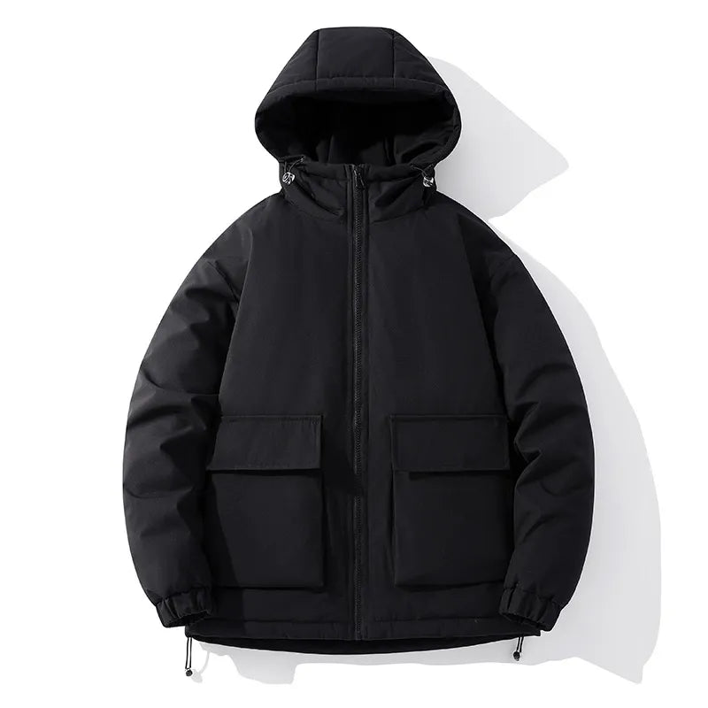 Thick Isolated Hooded Jacket