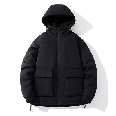 Thick Isolated Hooded Jacket