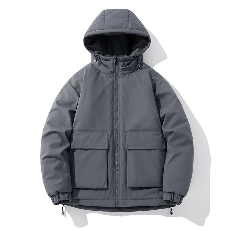 Thick Isolated Hooded Jacket