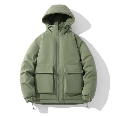 Thick Isolated Hooded Jacket
