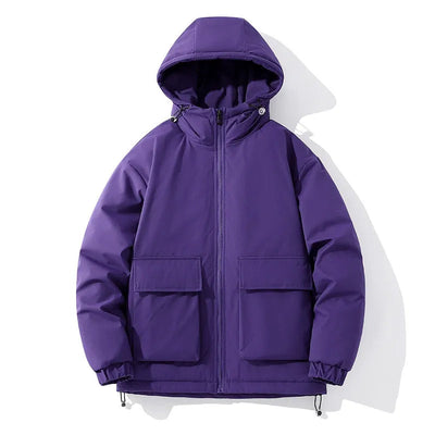 Thick Isolated Hooded Jacket
