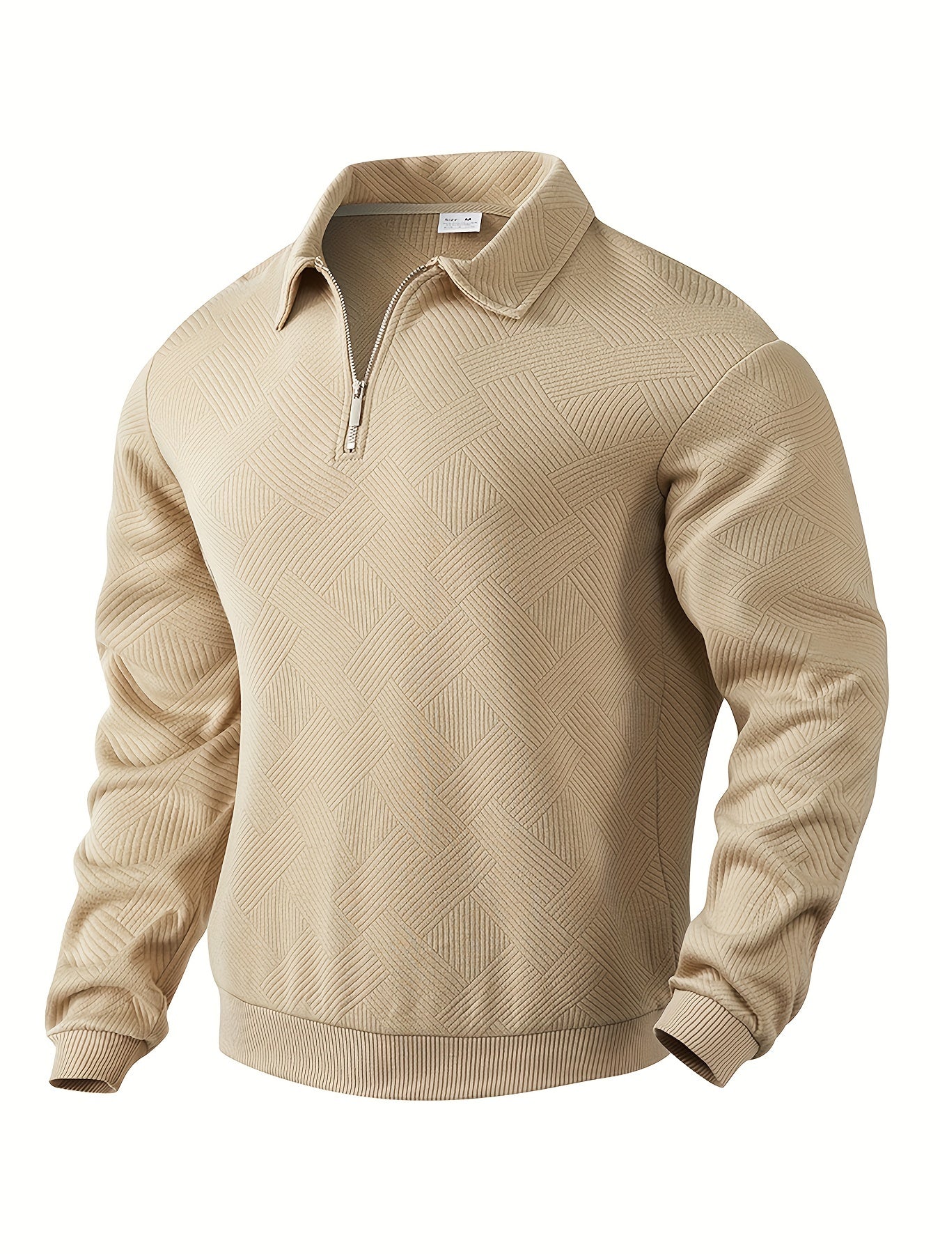 Vintage Style Half Zip Pullover