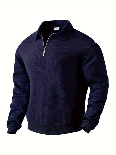 Vintage Style Half Zip Pullover