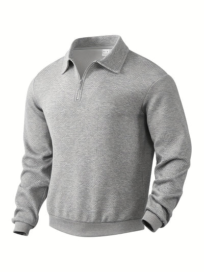 Vintage Style Half Zip Pullover