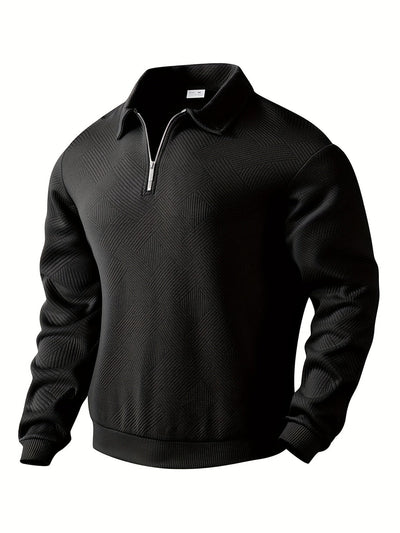 Vintage Style Half Zip Pullover