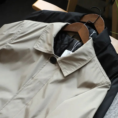 Waterproof Quilted Trench Coat