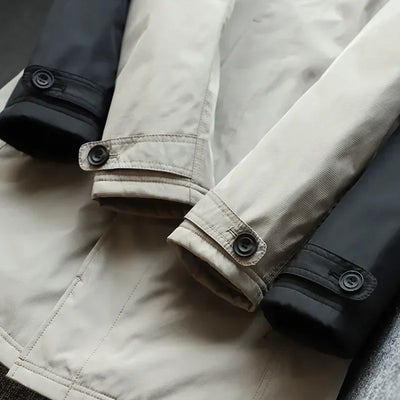Waterproof Quilted Trench Coat