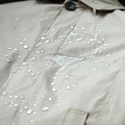 Waterproof Quilted Trench Coat
